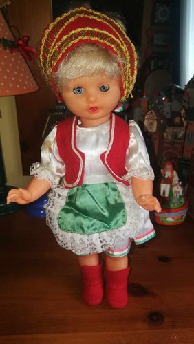 Bambola folklore vintage - bambola,