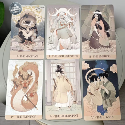 Mazzo tarocchi yokai pezzi - tarocchi,