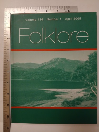 Folklore volume 116 number - folklore,
