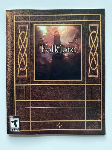 Folklore french manual only - manual, no